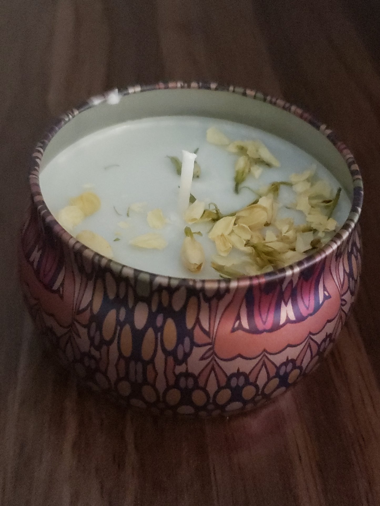 Jasmine Bliss: Spa Retreat Soy Wax Tin Candle