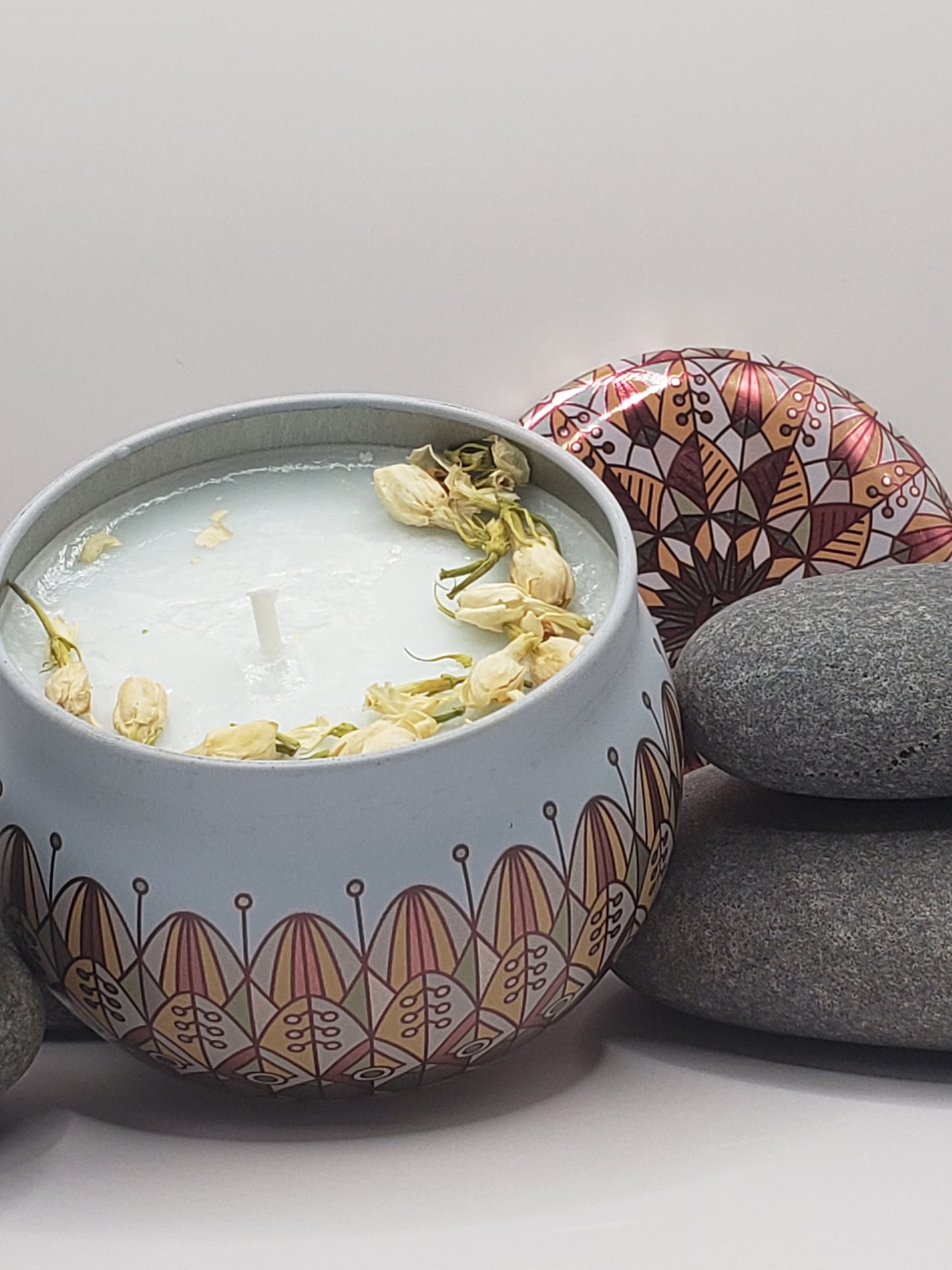 Bohemian Soy Wax Candle: Spa Retreat/Jasmine