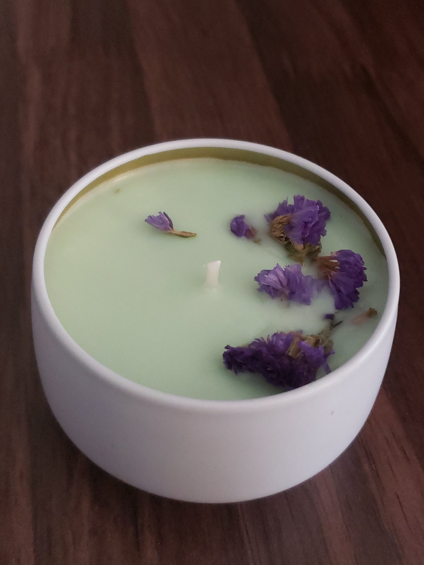 Mountain Spring:Forget Me Nots Soy Wax Tin Candle